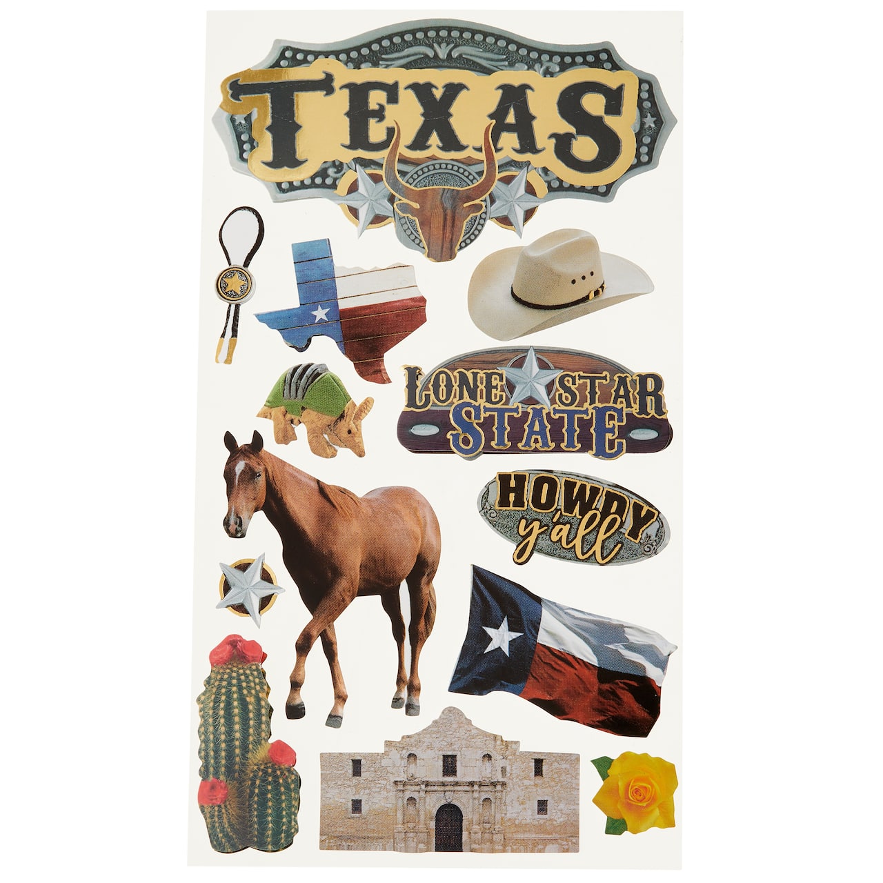 12 Pack: Texas Themed Stickers by Recollections™